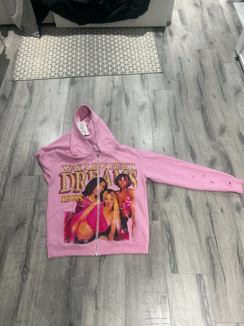 Valley Dreams Rhinestone zip up